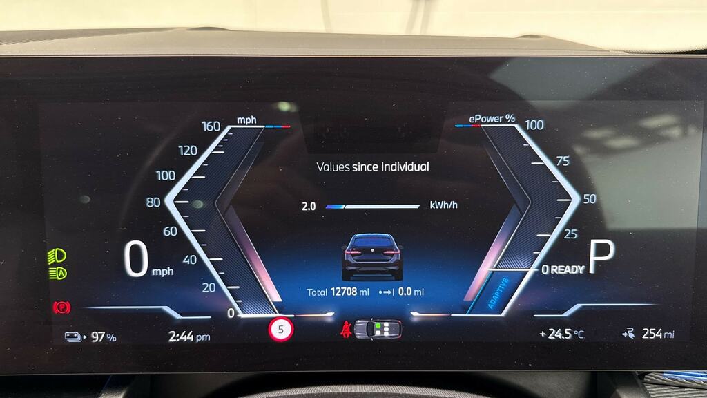 BMW i5 I5 Edrive40 M Sport Saloon Blue #9