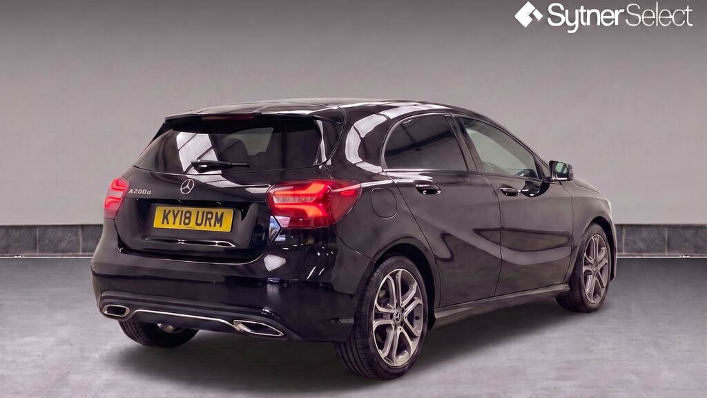 Mercedes-Benz A Class A200d Sport Edition Plus KY18URN Black #4