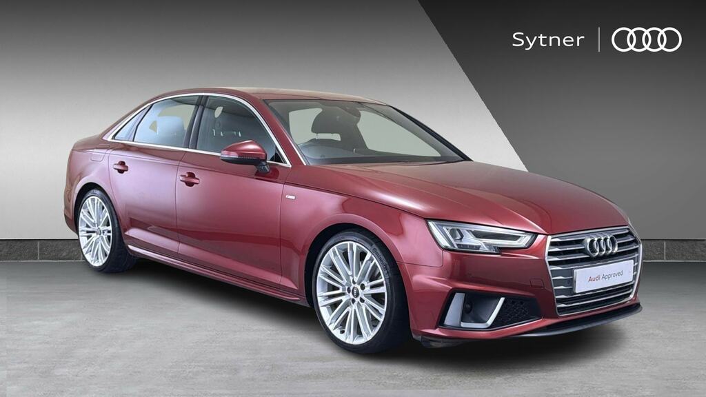 Audi A4 35 Tfsi S Line S Tronic Tech Pack Red