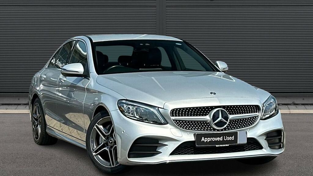 Mercedes-Benz C Class C 220 D Amg Line Premium Blue #1