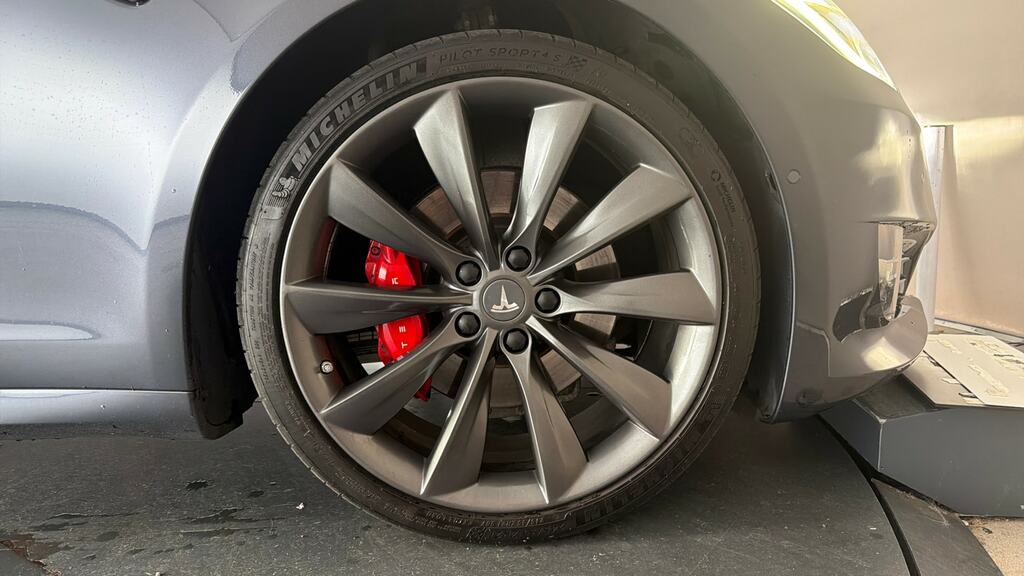 Tesla Model S 241Kw 75Kwh Dual Motor 21 Sonic Carbon Allo Black #22