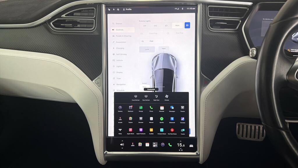 Tesla Model S 241Kw 75Kwh Dual Motor 21 Sonic Carbon Allo Black #19