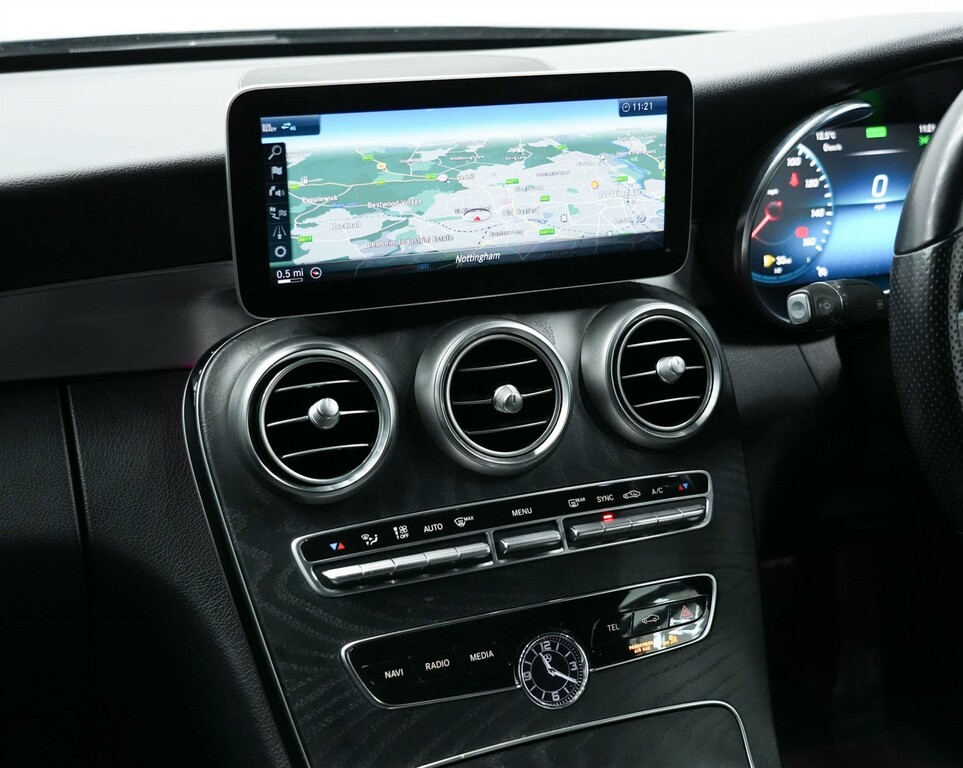 Mercedes-Benz C Class Amg Line Premium D Black #5