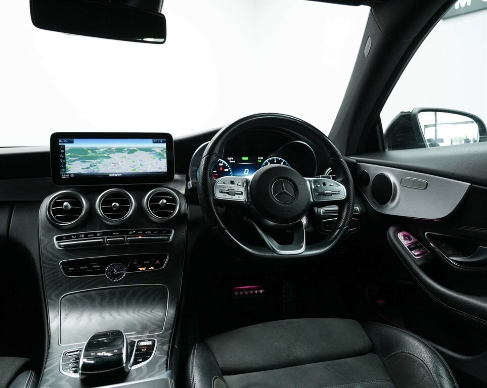 Mercedes-Benz C Class Amg Line Premium D Black #4