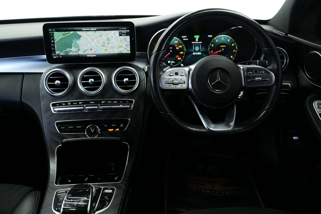 Mercedes-Benz C Class Amg Line Premium D Black #4
