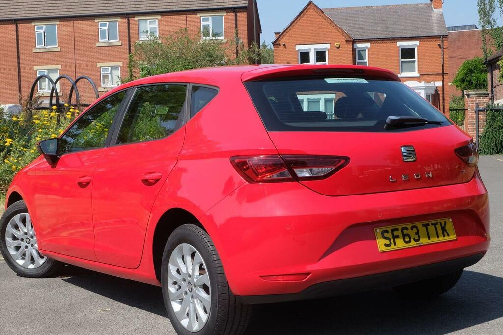 Seat Leon 1.6 Tdi Cr Se Euro 5 Ss Red #4