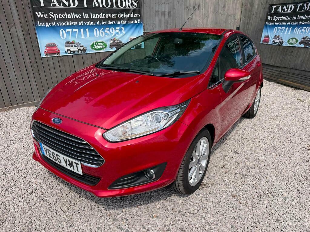 Ford Fiesta 1.0T Ecoboost Titanium Powershift Euro 6 YE66YMT Red #3