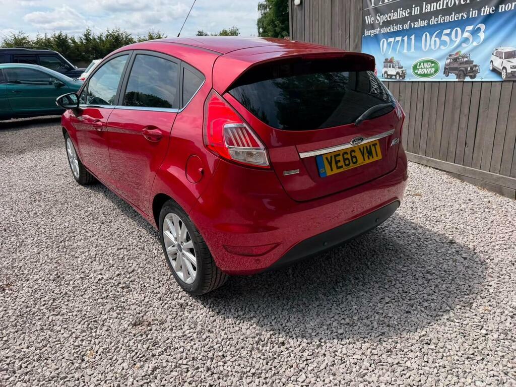 Ford Fiesta 1.0T Ecoboost Titanium Powershift Euro 6 YE66YMT Red #4