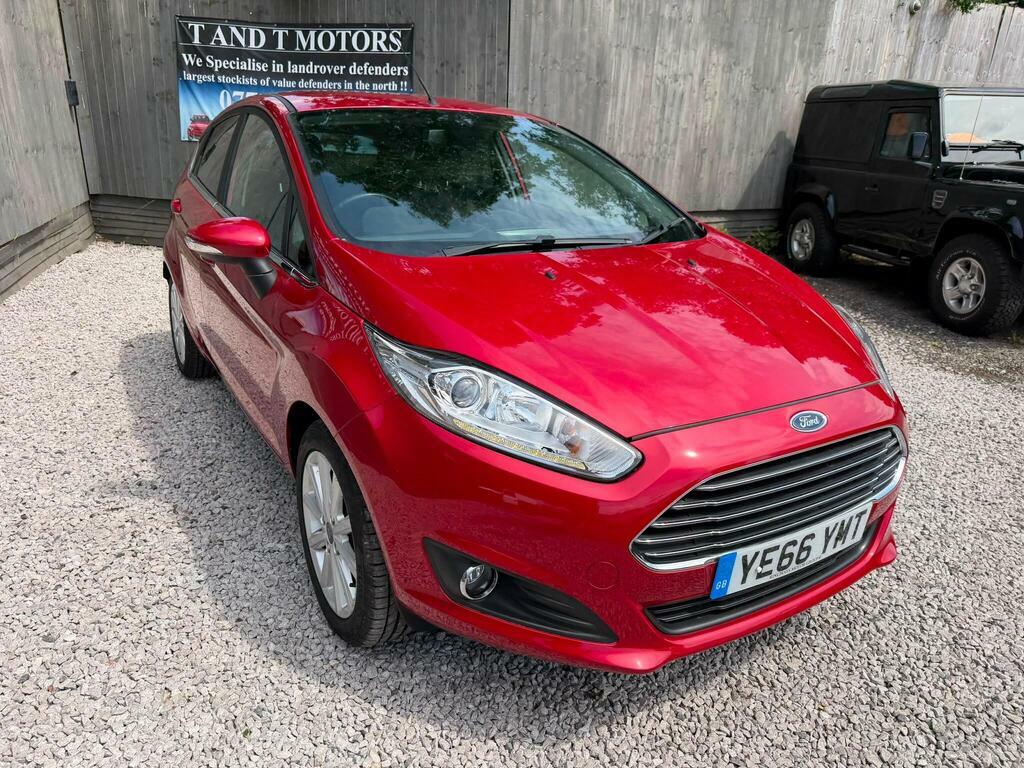 Ford Fiesta 1.0T Ecoboost Titanium Powershift Euro 6 YE66YMT Red #6