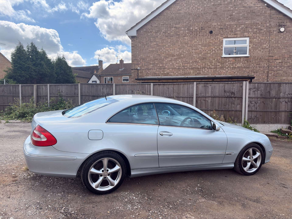 Mercedes-Benz CLK Coupe Silver #5