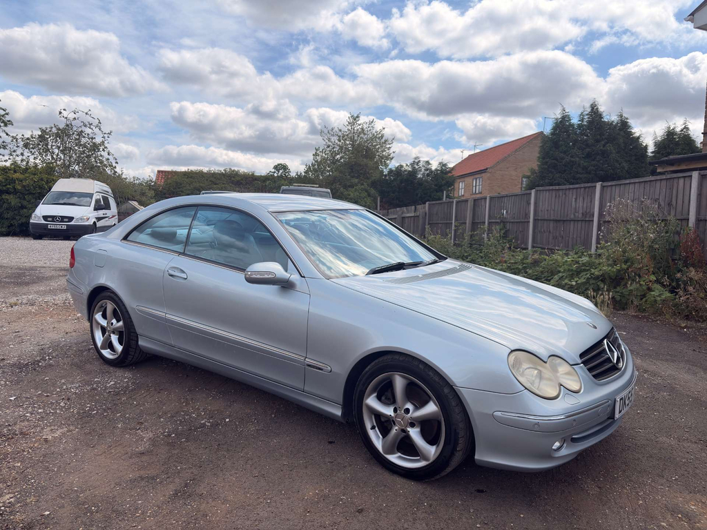 Mercedes-Benz CLK Coupe Silver #3