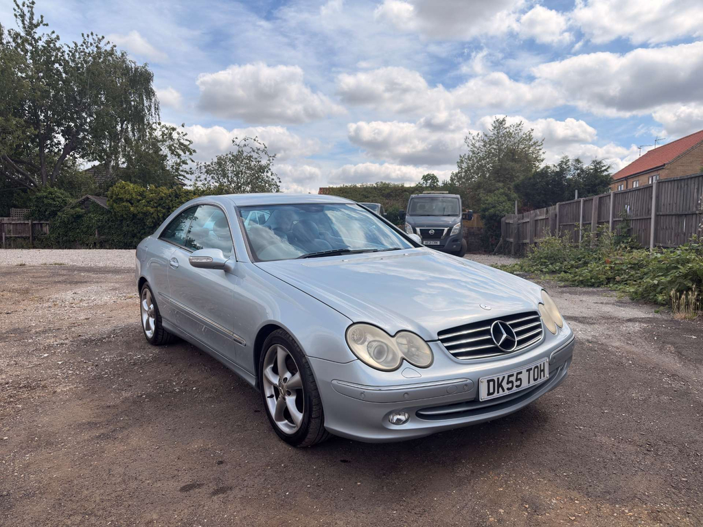 Mercedes-Benz CLK Coupe Silver #2
