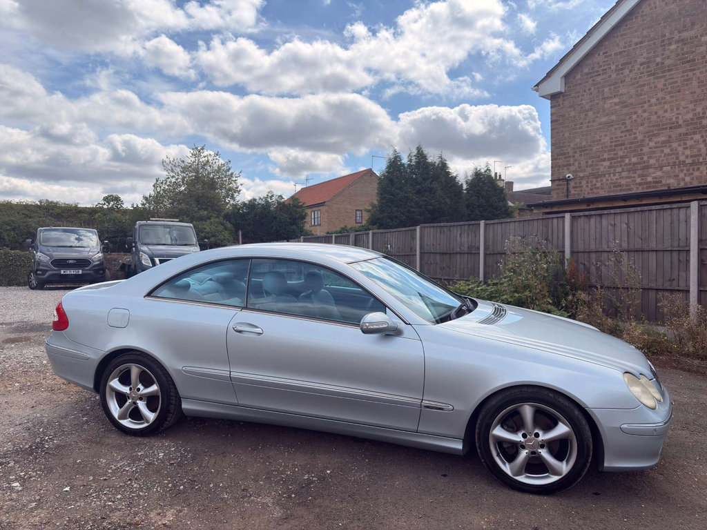 Mercedes-Benz CLK Coupe Silver #4