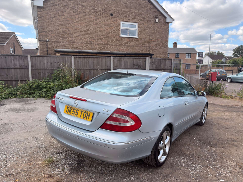 Mercedes-Benz CLK Coupe Silver #6