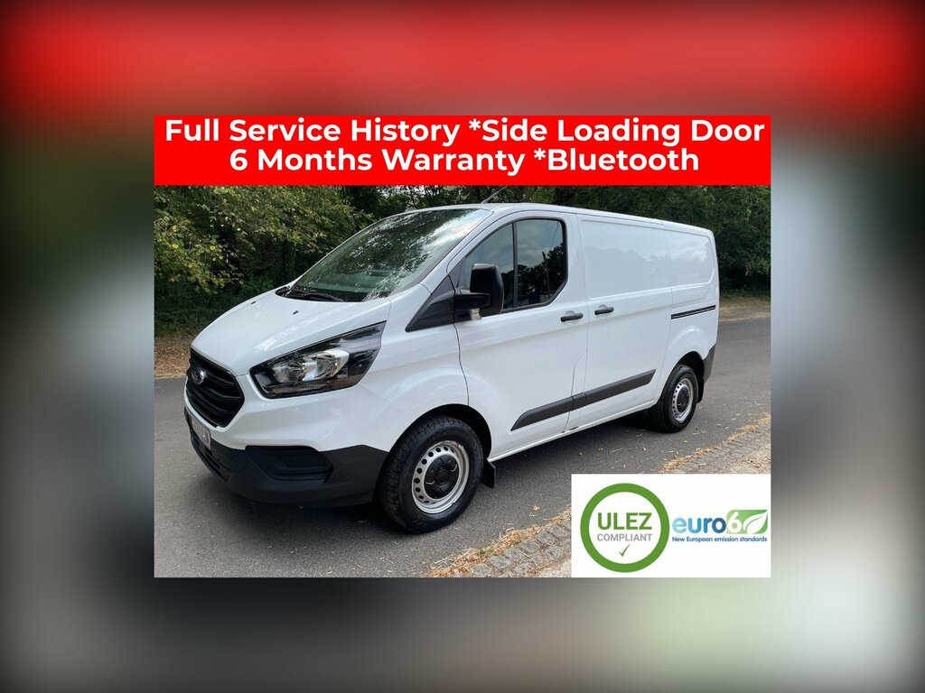 Ford Transit Custom 2.0 280 Ecoblue Leader Panel Van White