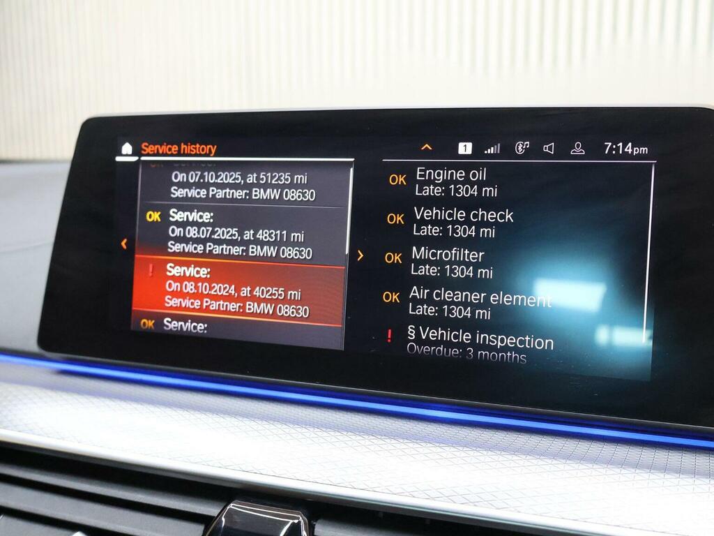 BMW 5 Series 2.0 520I Mht M Sport Touring Steptronic Euro 6 S Blue #44