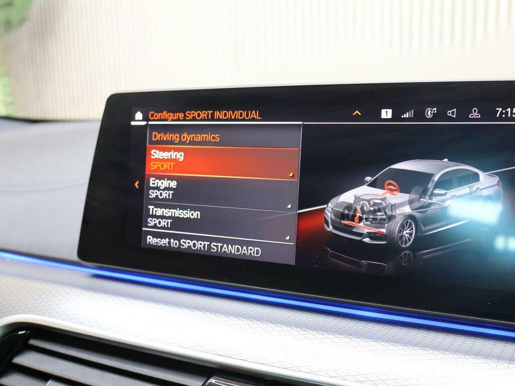 BMW 5 Series 2.0 520I Mht M Sport Touring Steptronic Euro 6 S Blue #50