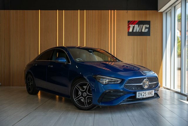 Mercedes-Benz CLA Class 2025 1.3 Cla200h Mhev Amg Line Executive Coupe 4 Blue