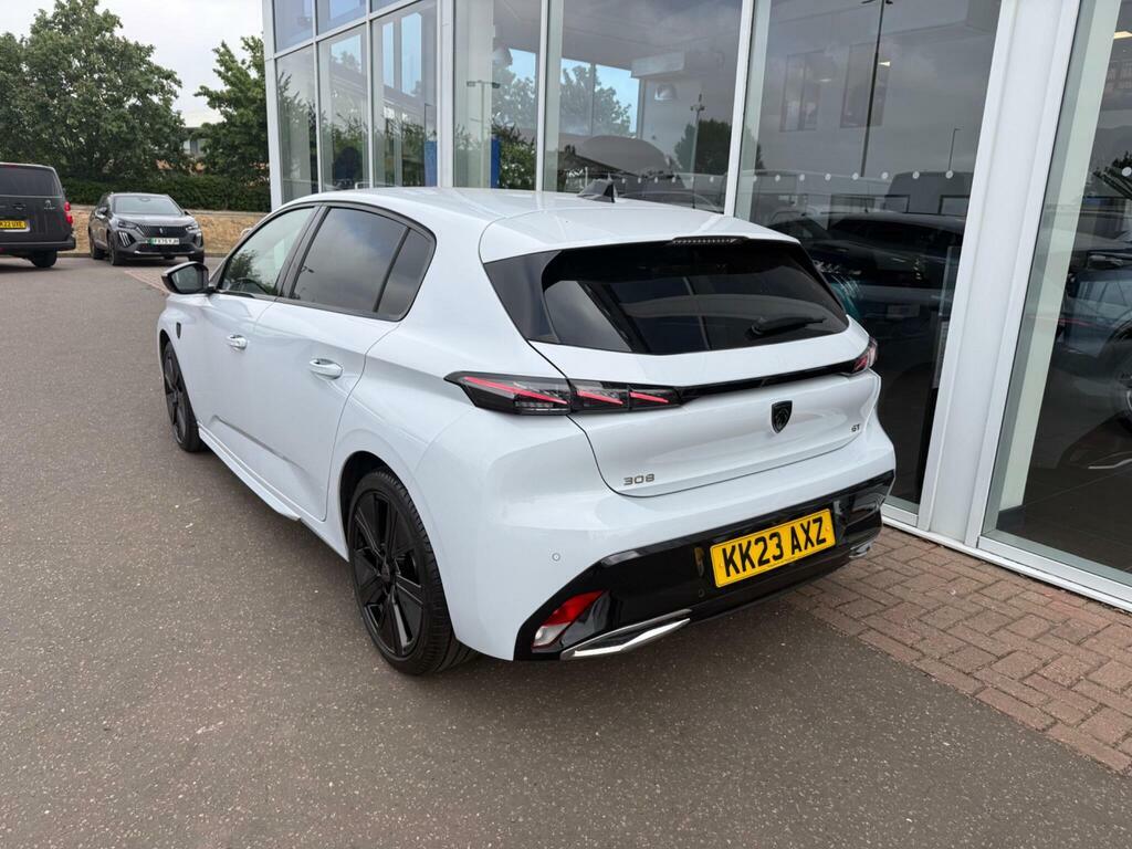 Peugeot 308 1.2 Puretech Gt Eat Euro 6 Ss KK23AXZ White #5
