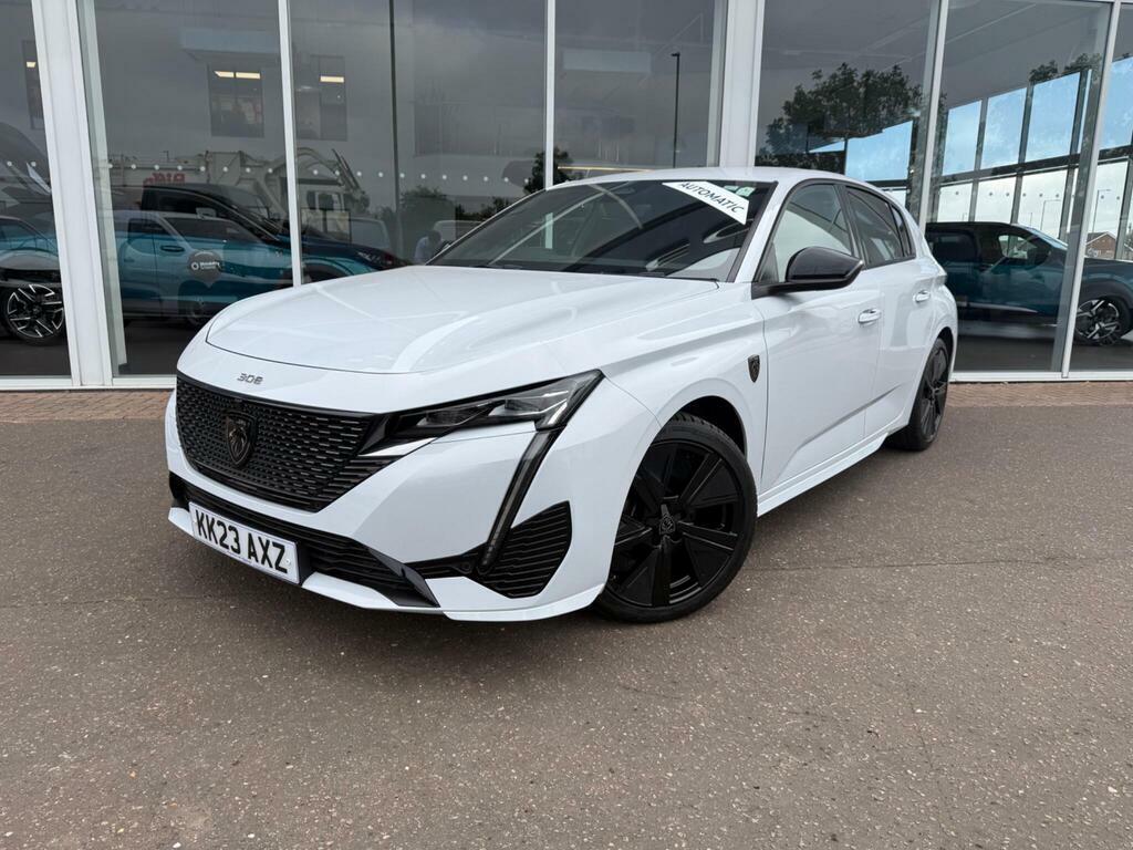 Peugeot 308 1.2 Puretech Gt Eat Euro 6 Ss KK23AXZ White #2