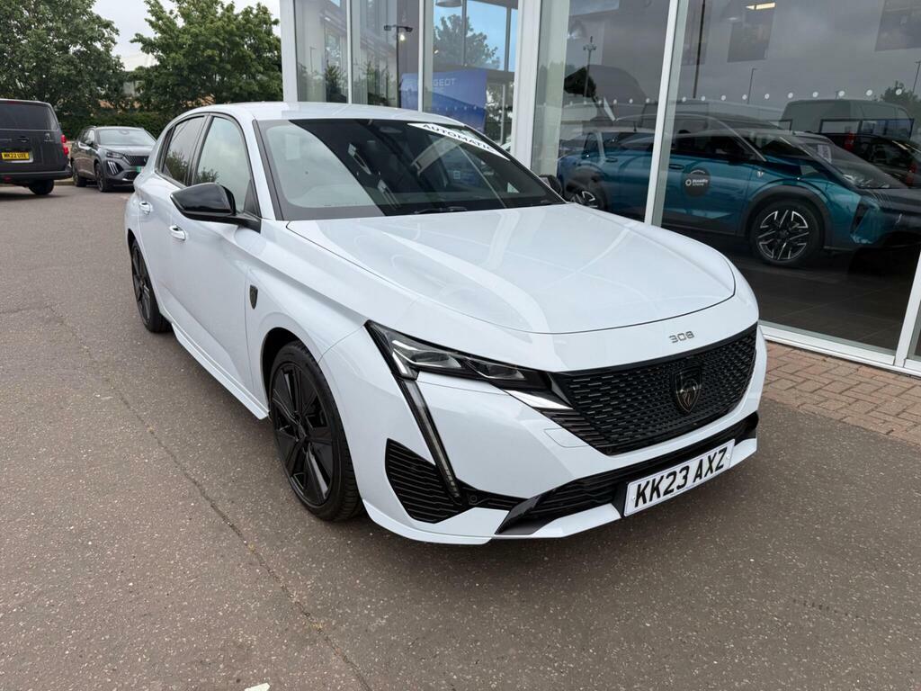 Peugeot 308 1.2 Puretech Gt Eat Euro 6 Ss KK23AXZ White #3