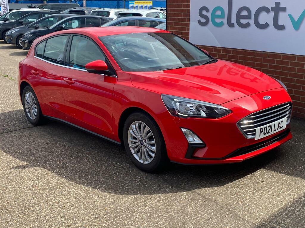 Ford Focus 1.0T Ecoboost Mhev Titanium Edition Euro 6 Ss 5 PO21LXC Red #6
