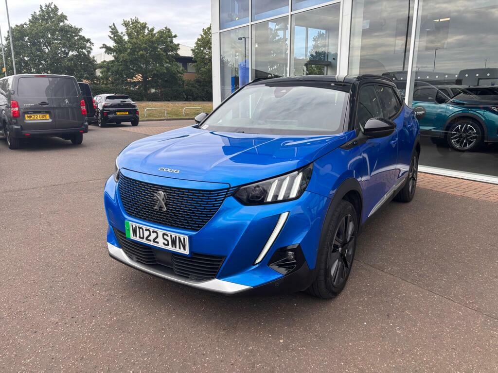 Peugeot e-2008 50Kwh Gt Premium 7Kw Charger Blue #5