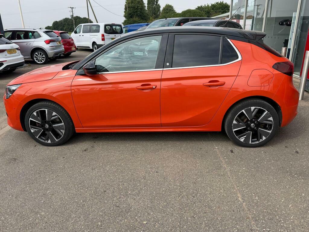 Vauxhall Corsa-e 50Kwh Elite Nav 7.4Kw Charger BC70TXF Orange #3