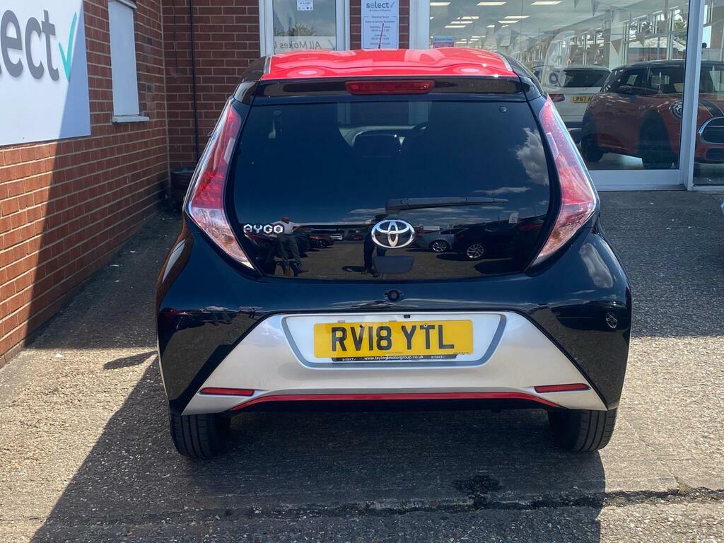 Toyota Aygo Hatchback Red #8
