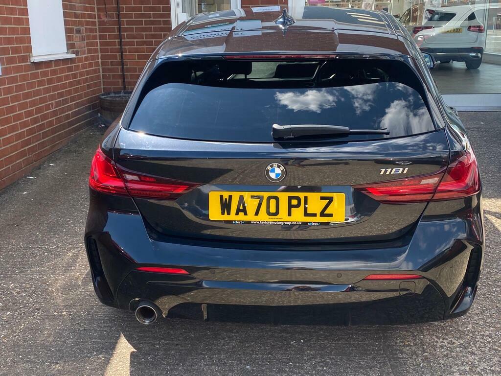 BMW 1 Series 1.5 118I M Sport Dct Euro 6 Ss WA70PLZ Black #5