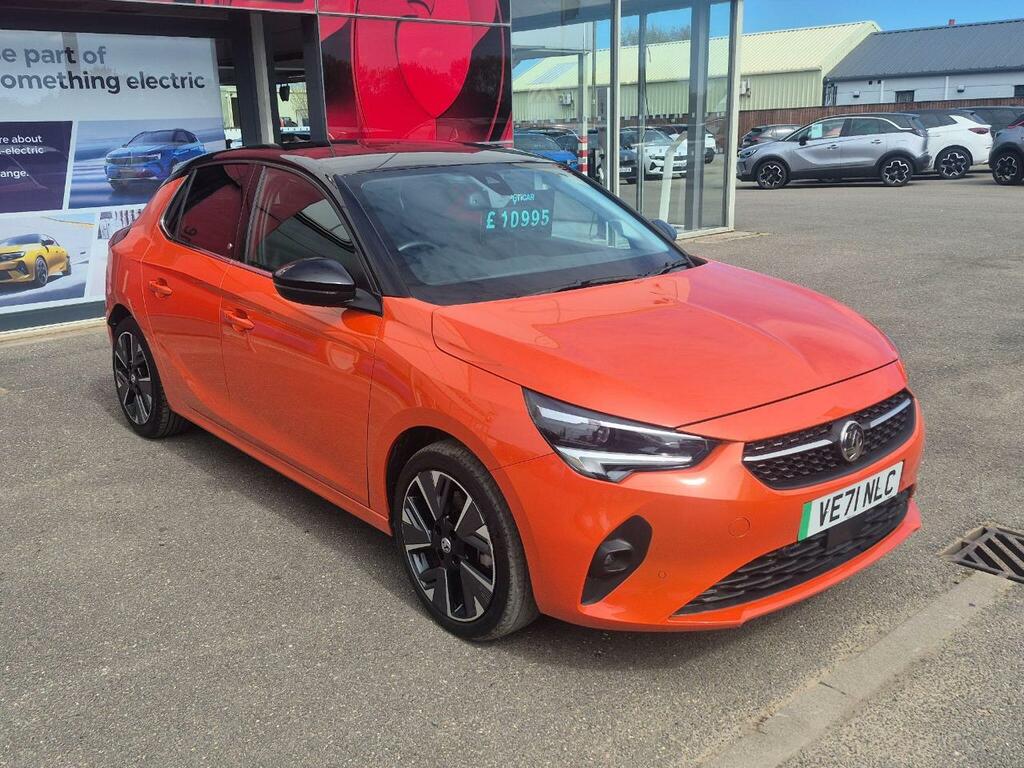 Vauxhall Corsa-e 50Kwh Elite Nav Premium 7.4Kw Charger Orange