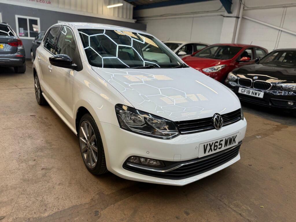 Volkswagen Polo 1.2 Tsi Bluemotion Tech Se Design Euro 6 S S White #4