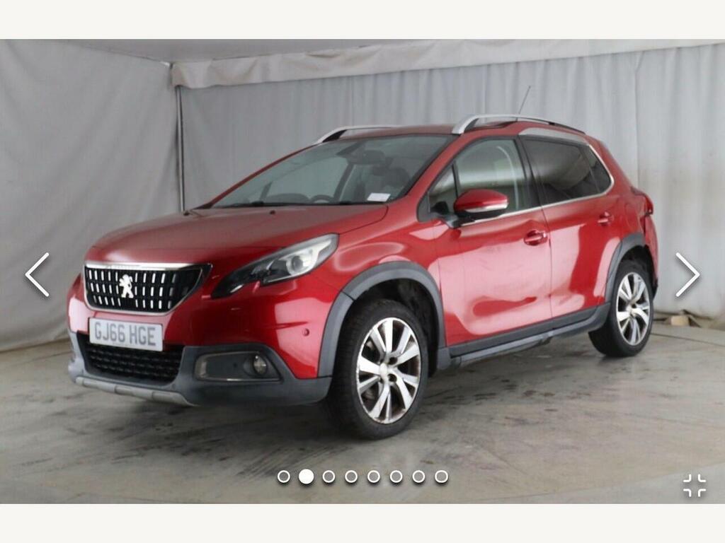 Peugeot 2008 2016 1.6 Bluehdi Allure Suv Euro Red #2