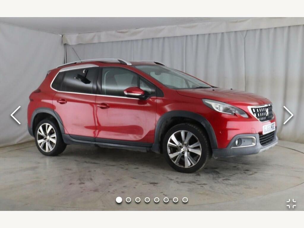 Peugeot 2008 2016 1.6 Bluehdi Allure Suv Euro Red #1
