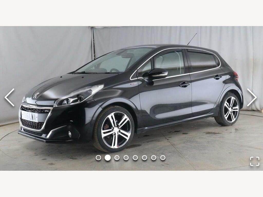 Peugeot 208 1.6 Bluehdi Gt Line Euro 6 Black #2