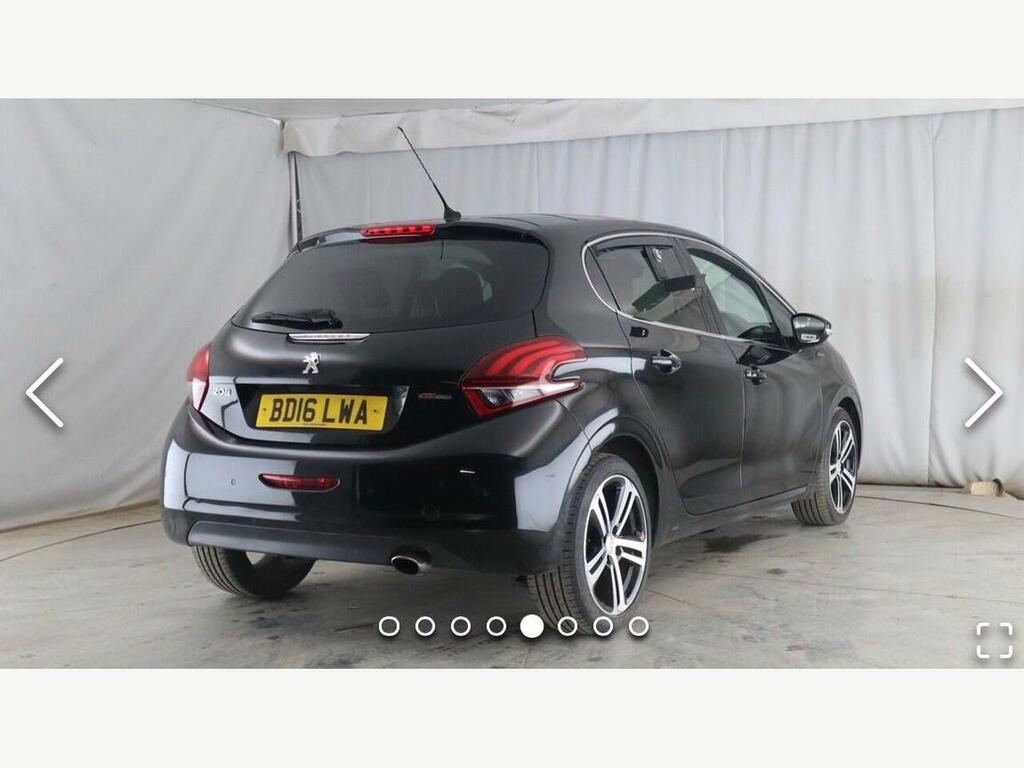 Peugeot 208 1.6 Bluehdi Gt Line Euro 6 Black #5