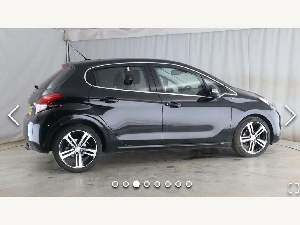 Peugeot 208 1.6 Bluehdi Gt Line Euro 6 Black #3