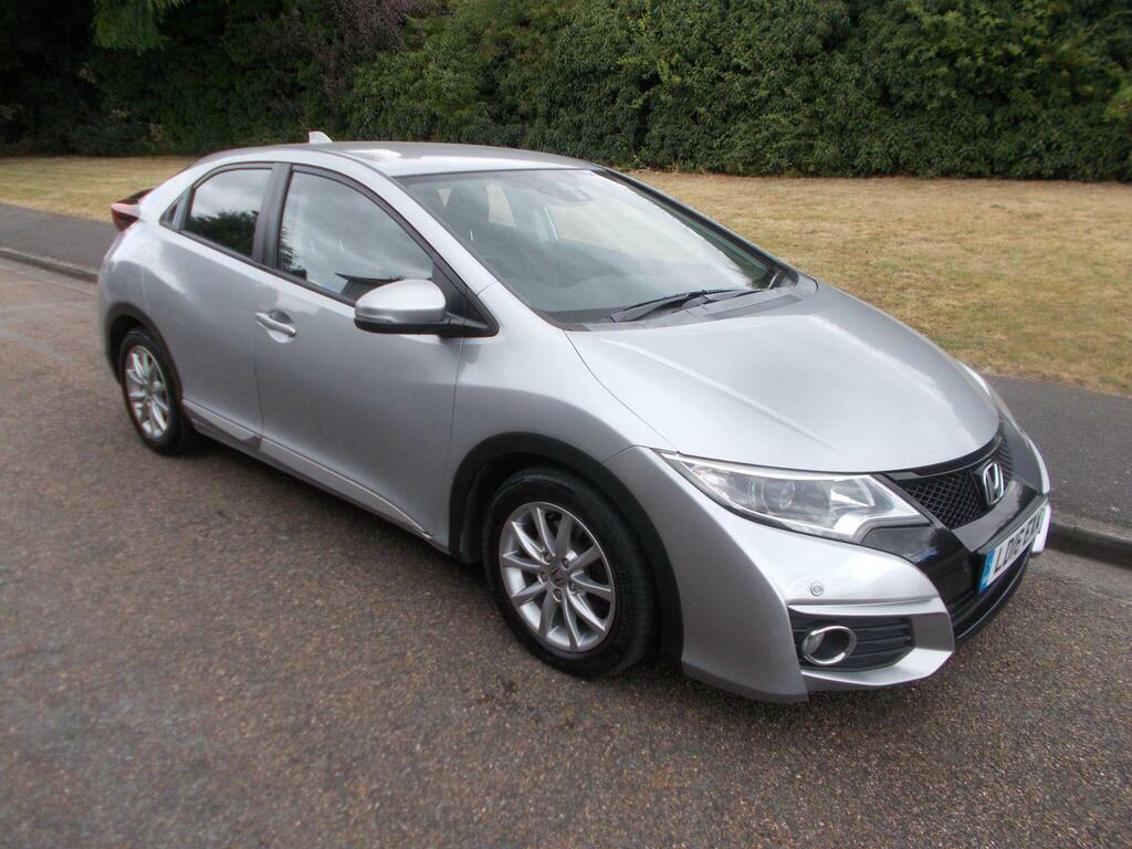 Honda Civic 1.6 I-dtec Se Plus Navi Euro 5 S S Silver #3