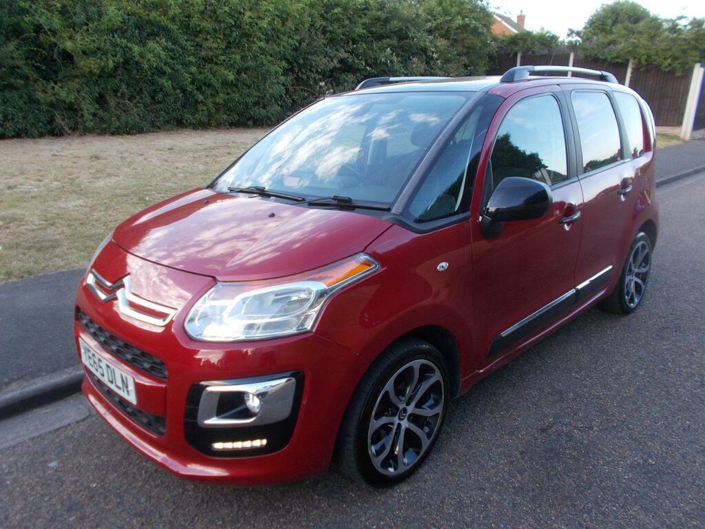 Citroen C3 Picasso 1.6 Bluehdi Platinum Euro 6 Red