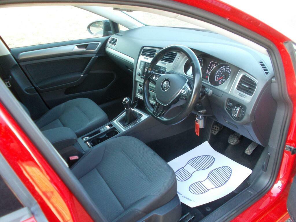Volkswagen Golf 1.6 Tdi Bluemotion Tech Match Edition Euro 6 S S LC65MXH Red #5