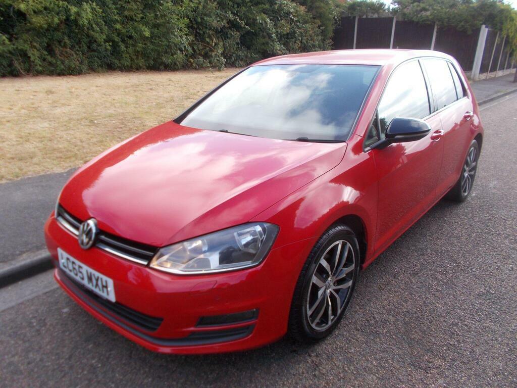 Volkswagen Golf 1.6 Tdi Bluemotion Tech Match Edition Euro 6 S S Red