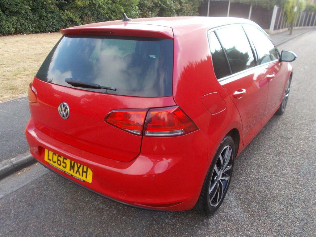 Volkswagen Golf 1.6 Tdi Bluemotion Tech Match Edition Euro 6 S S LC65MXH Red #4