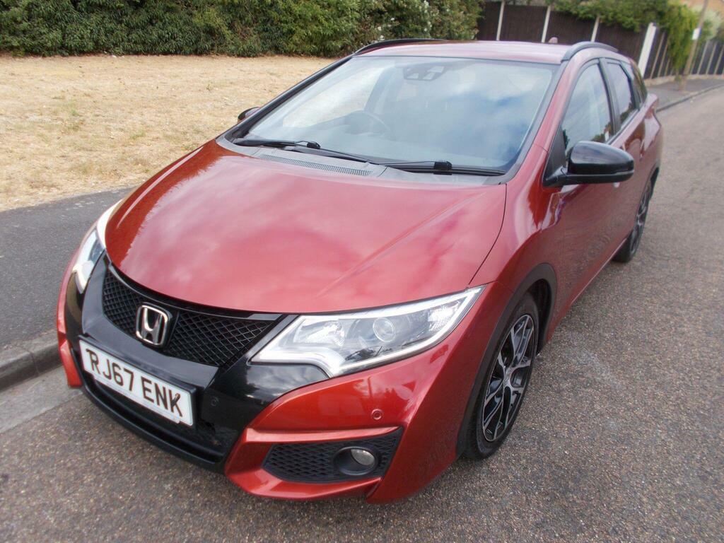 Honda Civic 1.6 I-dtec Sport Tourer Euro 6 S S Red