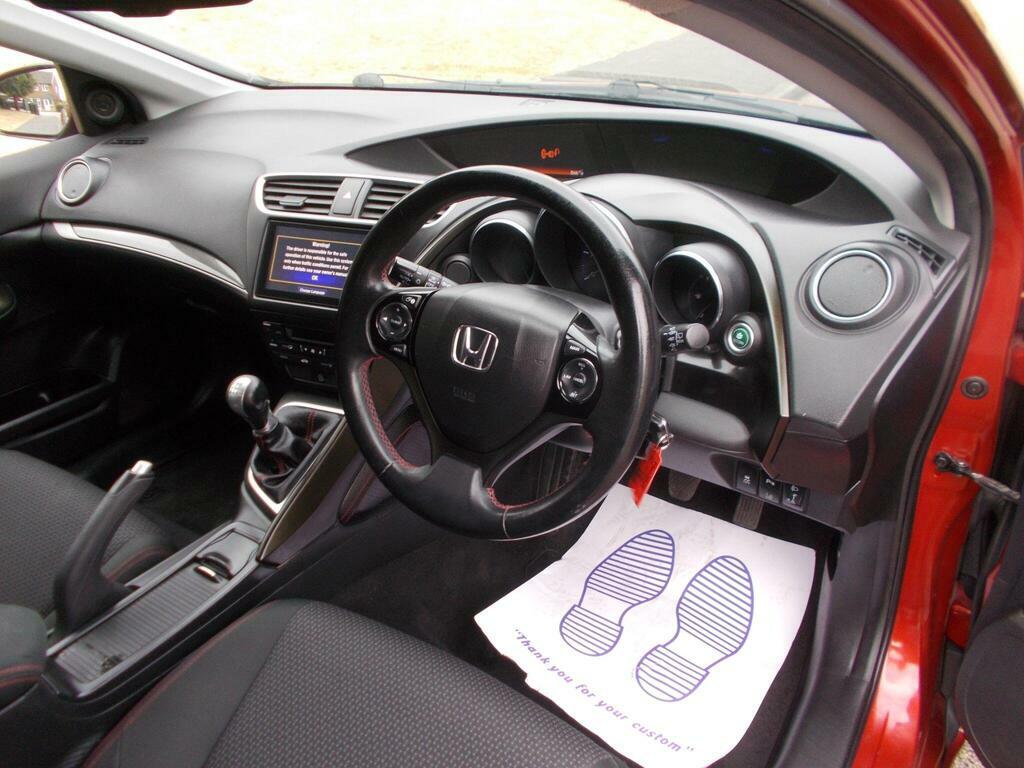 Honda Civic 1.6 I-dtec Sport Tourer Euro 6 S S Red #5
