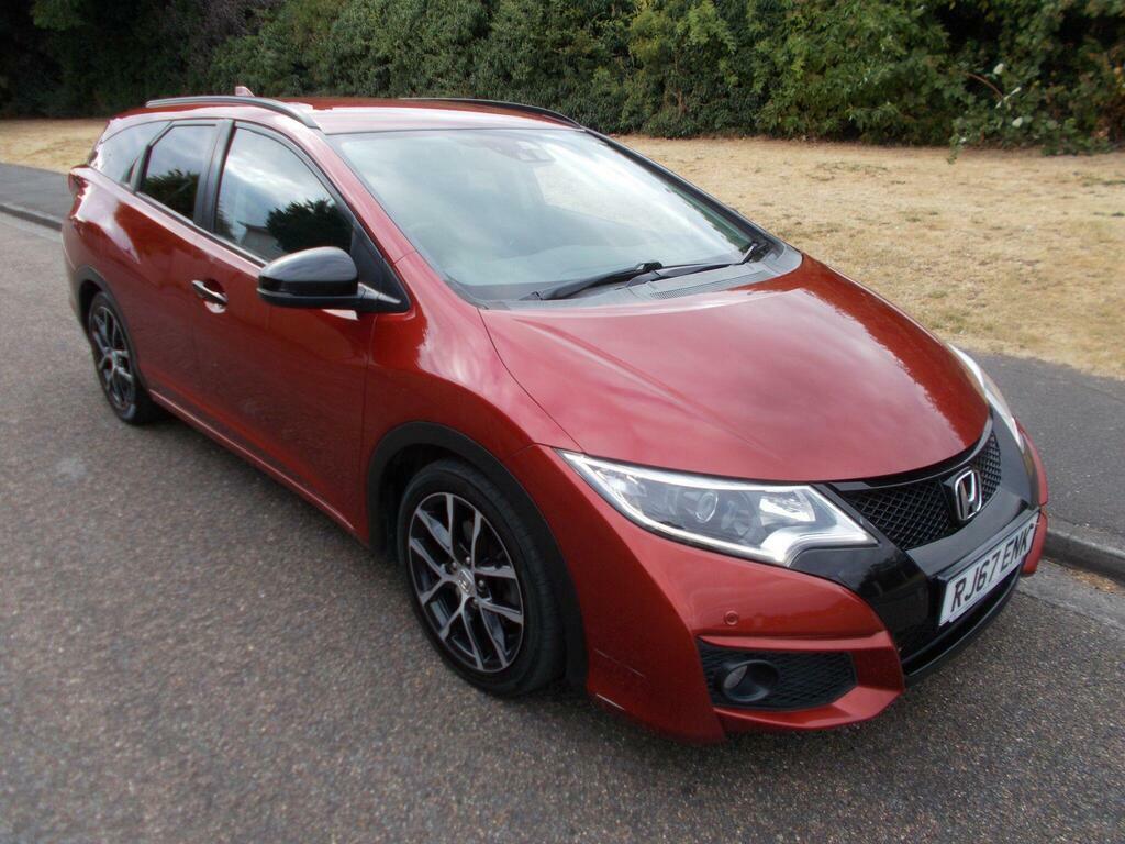 Honda Civic 1.6 I-dtec Sport Tourer Euro 6 S S Red #2