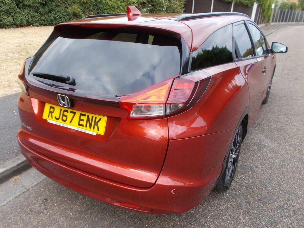 Honda Civic 1.6 I-dtec Sport Tourer Euro 6 S S Red #6