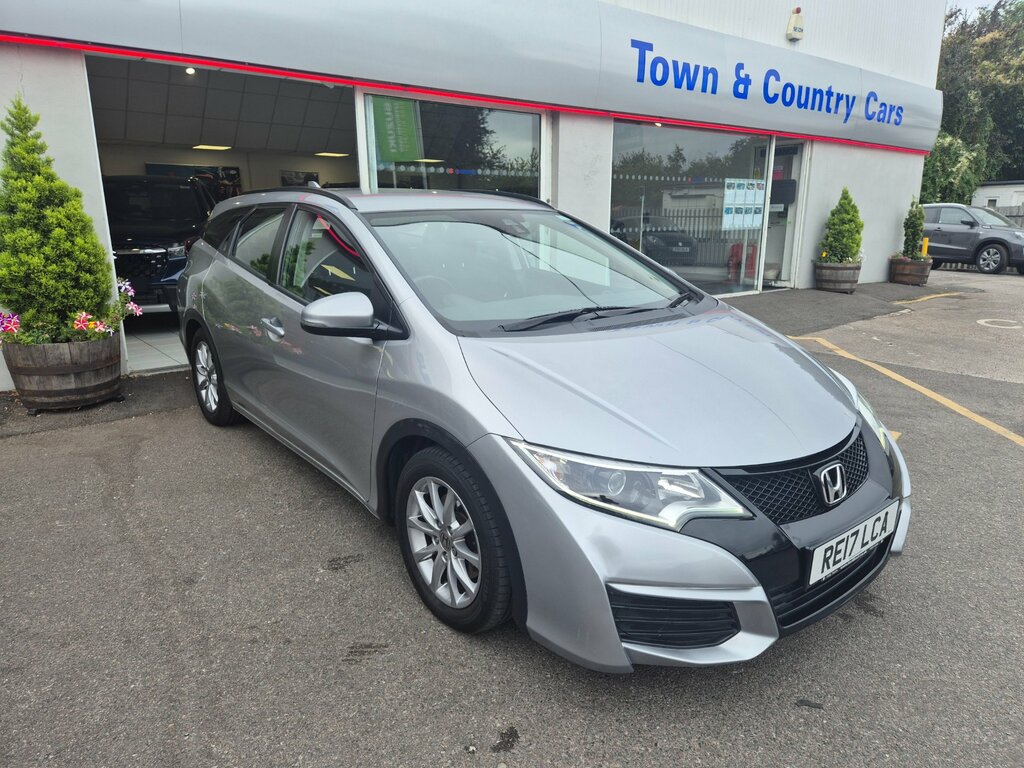 Honda Civic 1.8 I-vtec S Tourer Euro 6 142 Ps Silver