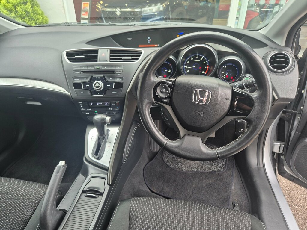 Honda Civic Civic I-vtec Se Navi White #8
