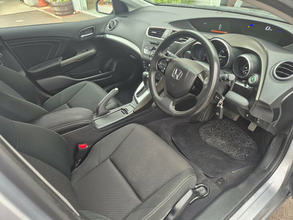 Honda Civic Civic I-vtec Se Navi White #7