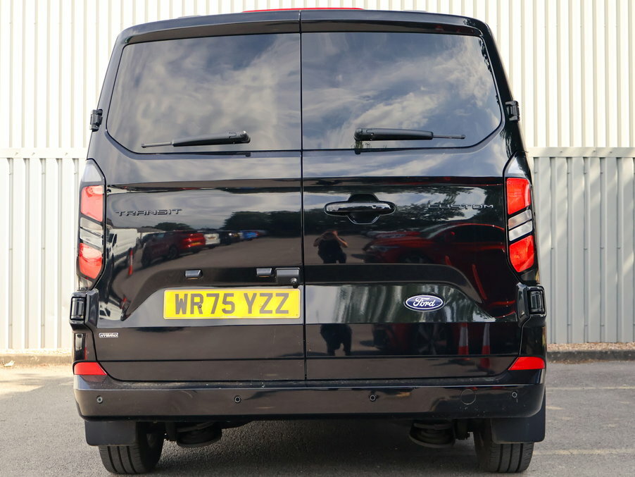 Ford Transit Custom 2.5 Phev 232Ps H1 Kombi Limited 9 Seater WR75YZZ Black #4